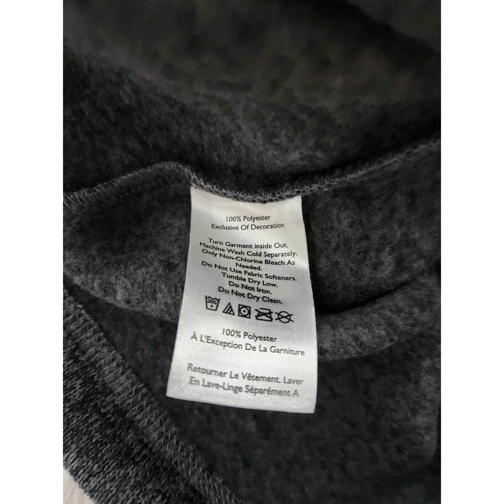 Eddie Bauer 1/4 Zip Pullover Fleece Sweater Mens 2XL XXL Slate Gray NWT New